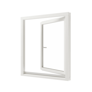 Einteiliges Holz-Dreh-Kipp-Fenster, geöffnet